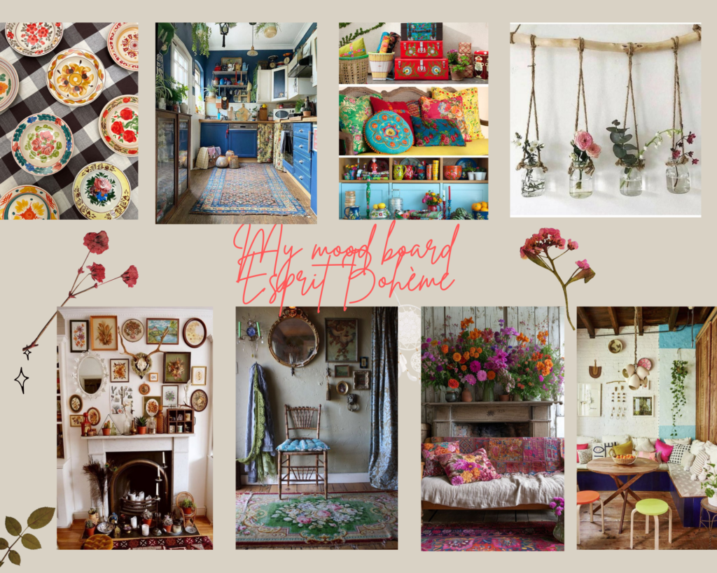 moodboard bohème